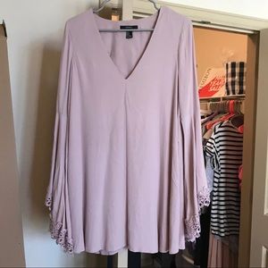 Bell sleeve dress